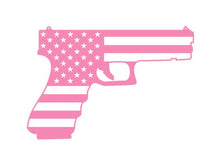 Load image into Gallery viewer, American Flag Pistol Gun Custom Precision Die Cut Vinyl Decal Sticker Design Style Graphics