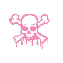 Load image into Gallery viewer, Skull And Crossbones Custom Precision Die Cut Vinyl Decal Sticker Design Style Graphics