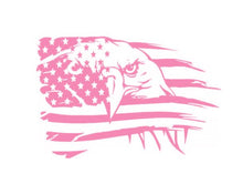 Load image into Gallery viewer, American Flag Bald Eagle Custom Precision Die Cut Vinyl Decal Sticker Design Style Graphics