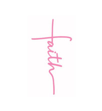 Load image into Gallery viewer, Faith Cross Custom Precision Die Cut Vinyl Decal Sticker Design Style Graphics