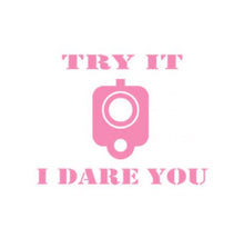 Load image into Gallery viewer, Try It I Dare You Pistol Gun Custom Precision Die Cut Vinyl Decal Sticker Design Style Graphics