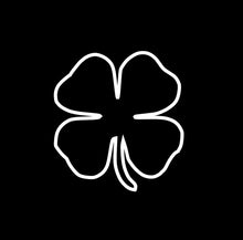 Load image into Gallery viewer, Lucky 4 Leaf Clover Custom Precision Die Cut Vinyl Decal Sticker Design Style Graphics