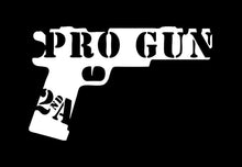 Load image into Gallery viewer, Pro Gun 2nd Amendment Custom Precision Die Cut Vinyl Decal Sticker Design Style Graphics