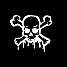 Load image into Gallery viewer, Skull And Crossbones Custom Precision Die Cut Vinyl Decal Sticker Design Style Graphics