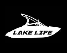 Load image into Gallery viewer, Lake Life Ski Boat Custom Precision Die Cut Vinyl Decal Sticker Design Style Graphics