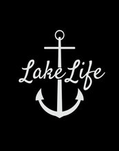 Load image into Gallery viewer, Lake Life Large Anchor Custom Precision Die Cut Vinyl Decal Sticker Design Style Graphics