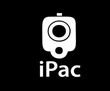 Load image into Gallery viewer, iPac Pistol Gun Custom Precision Die Cut Vinyl Decal Sticker Design Style Graphics