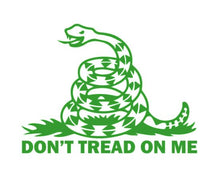 Load image into Gallery viewer, Don't Tread On Me Snake Custom Precision Die Cut Vinyl Decal Sticker Design Style Graphics