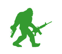 Load image into Gallery viewer, Bigfoot Gun Custom Precision Die Cut Vinyl Decal Sticker Design Style Graphics