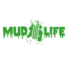 Load image into Gallery viewer, Mud Life Tire Track Custom Precision Die Cut Vinyl Decal Sticker Design Style Graphics