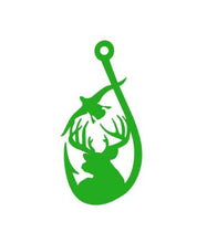Load image into Gallery viewer, Hunting and Fishing Custom Precision Die Cut Vinyl Decal Sticker Design Style Graphics