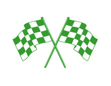 Load image into Gallery viewer, Racing Flags Custom Precision Die Cut Vinyl Decal Sticker Design Style Graphics