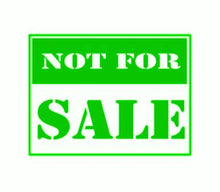 Load image into Gallery viewer, Not For Sale Custom Precision Die Cut Vinyl Decal Sticker Design Style Graphics