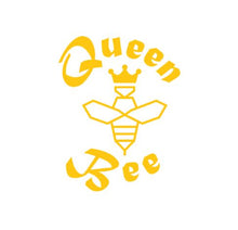 Load image into Gallery viewer, Queen Bee Custom Precision Die Cut Vinyl Decal Sticker Design Style Graphics