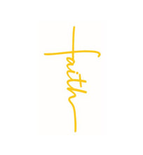 Load image into Gallery viewer, Faith Cross Custom Precision Die Cut Vinyl Decal Sticker Design Style Graphics
