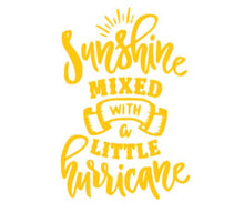 Load image into Gallery viewer, Sunshine Mixed With A Little Hurricane Custom Precision Die Cut Vinyl Decal Sticker Design Style Graphics