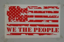 Load image into Gallery viewer, We The People American Flag Custom Precision Die Cut Vinyl Decal Sticker Design Style Graphics