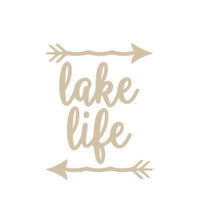 Load image into Gallery viewer, Lake Life Arrows Custom Precision Die Cut Vinyl Decal Sticker Design Style Graphics
