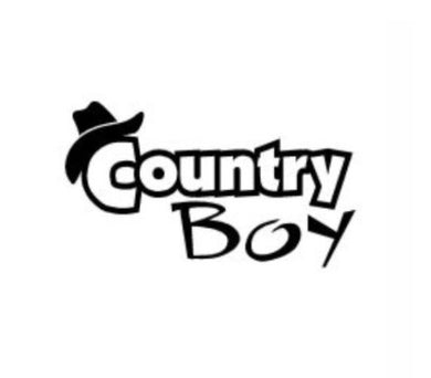 Country Boy Custom Precision Die Cut Vinyl Decal Sticker Design Style Graphics