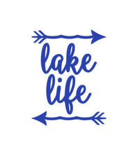 Load image into Gallery viewer, Lake Life Arrows Custom Precision Die Cut Vinyl Decal Sticker Design Style Graphics
