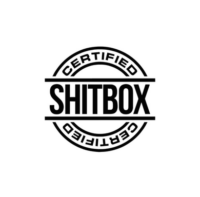 Certified Shitbox Custom Precision Die Cut Vinyl Decal Sticker Design Style Graphics