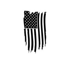 Load image into Gallery viewer, American Flag Vertical Custom Precision Die Cut Vinyl Decal Sticker Design Style Graphics
