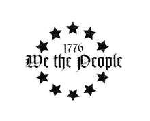 Load image into Gallery viewer, We The People 1776 Star Circle Custom Precision Die Cut Vinyl Decal Sticker Design Style Graphics
