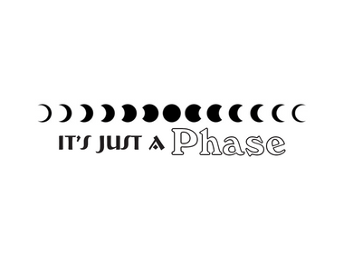 It's Just A Phase Decal Custom Precision Die Cut Decal Sticker Design Style Graphics