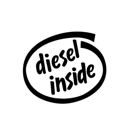 Diesel Inside Custom Precision Die Cut Vinyl Decal Sticker Design Style Graphics