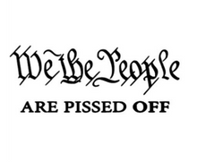 Load image into Gallery viewer, We The People Are Pissed Off Vinyl Decal Sticker Design Style Graphics
