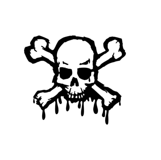 Skull And Crossbones Custom Precision Die Cut Vinyl Decal Sticker Design Style Graphics