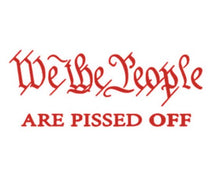 Load image into Gallery viewer, We The People Are Pissed Off Vinyl Decal Sticker Design Style Graphics
