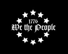 Load image into Gallery viewer, We The People 1776 Star Circle Custom Precision Die Cut Vinyl Decal Sticker Design Style Graphics
